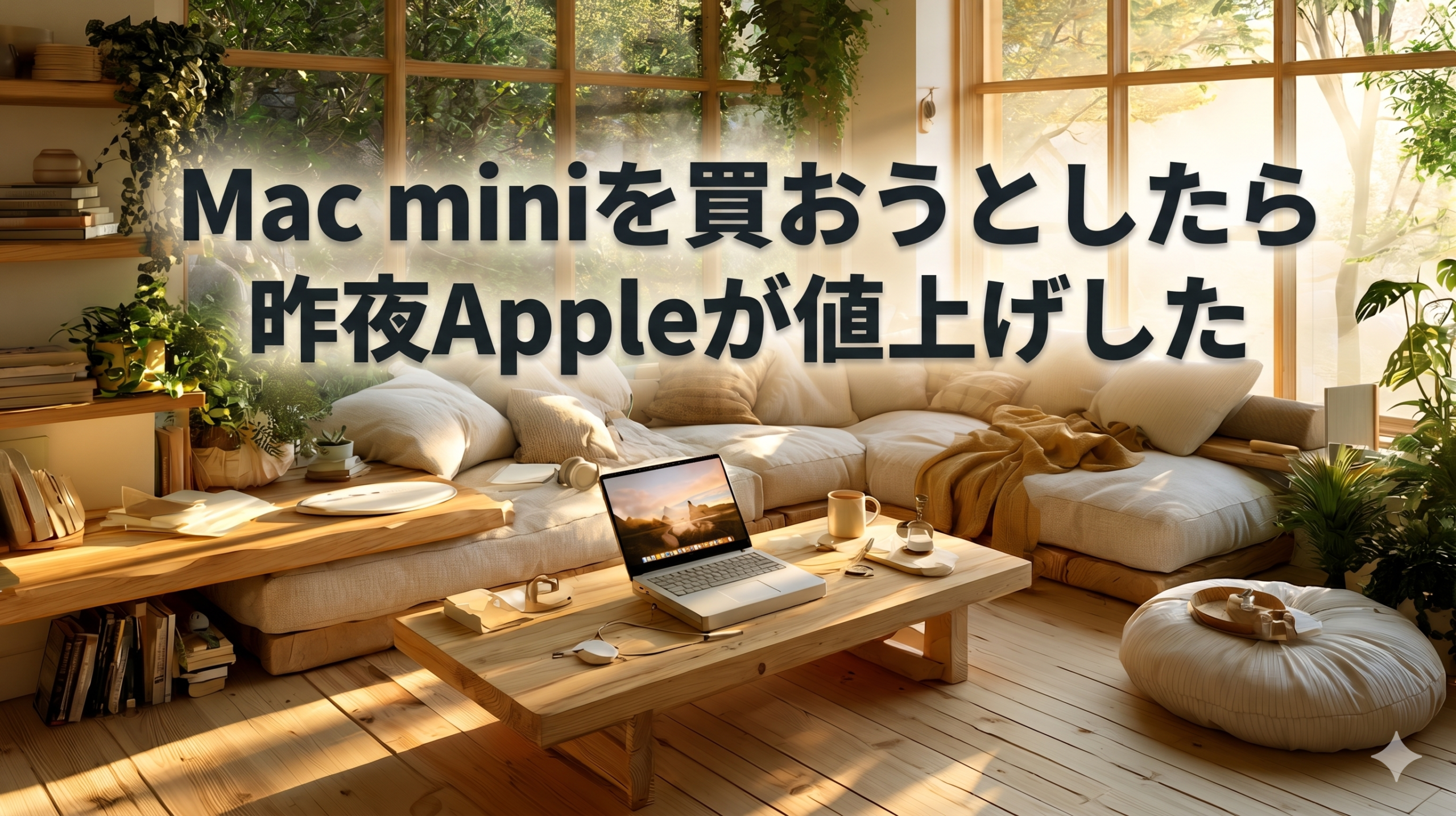 Mac miniを買おうとしたら昨夜Appleが値上げした——48GBモデルの現実と9月までの買い時判断