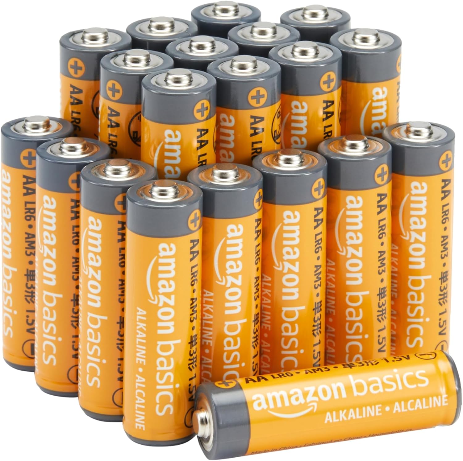 Amazonベーシック 単3形 アルカリ乾電池 20本 1.5V 保存期限10年